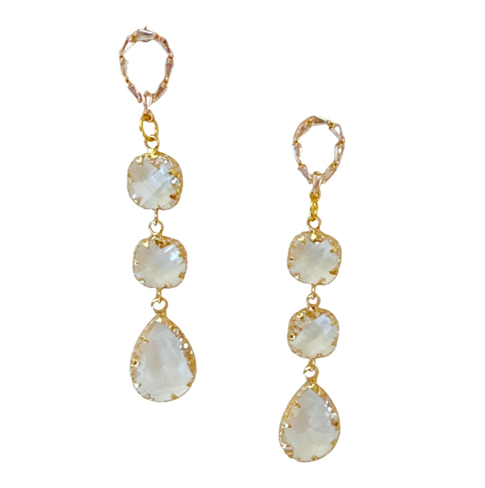 LUCITE DANGLE EARRINGS