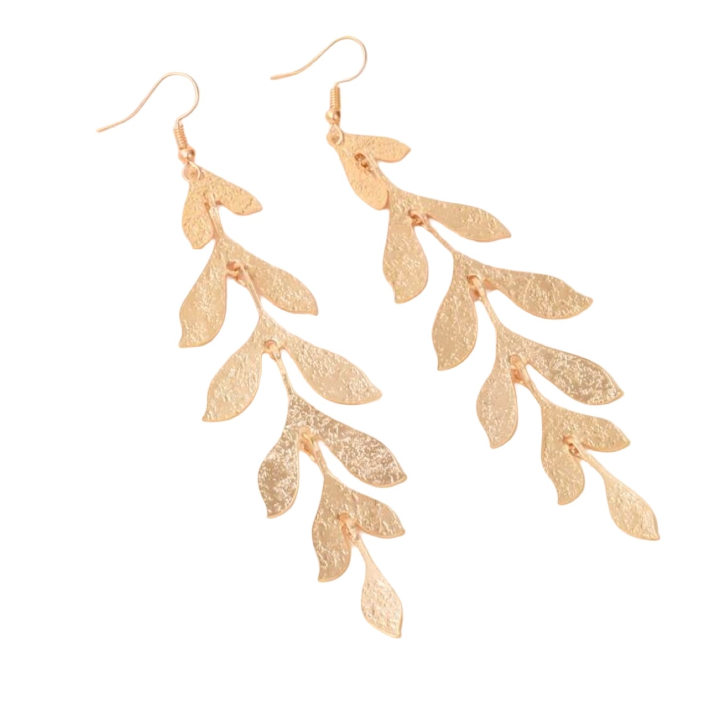 PALM LEAF DROP EARRING