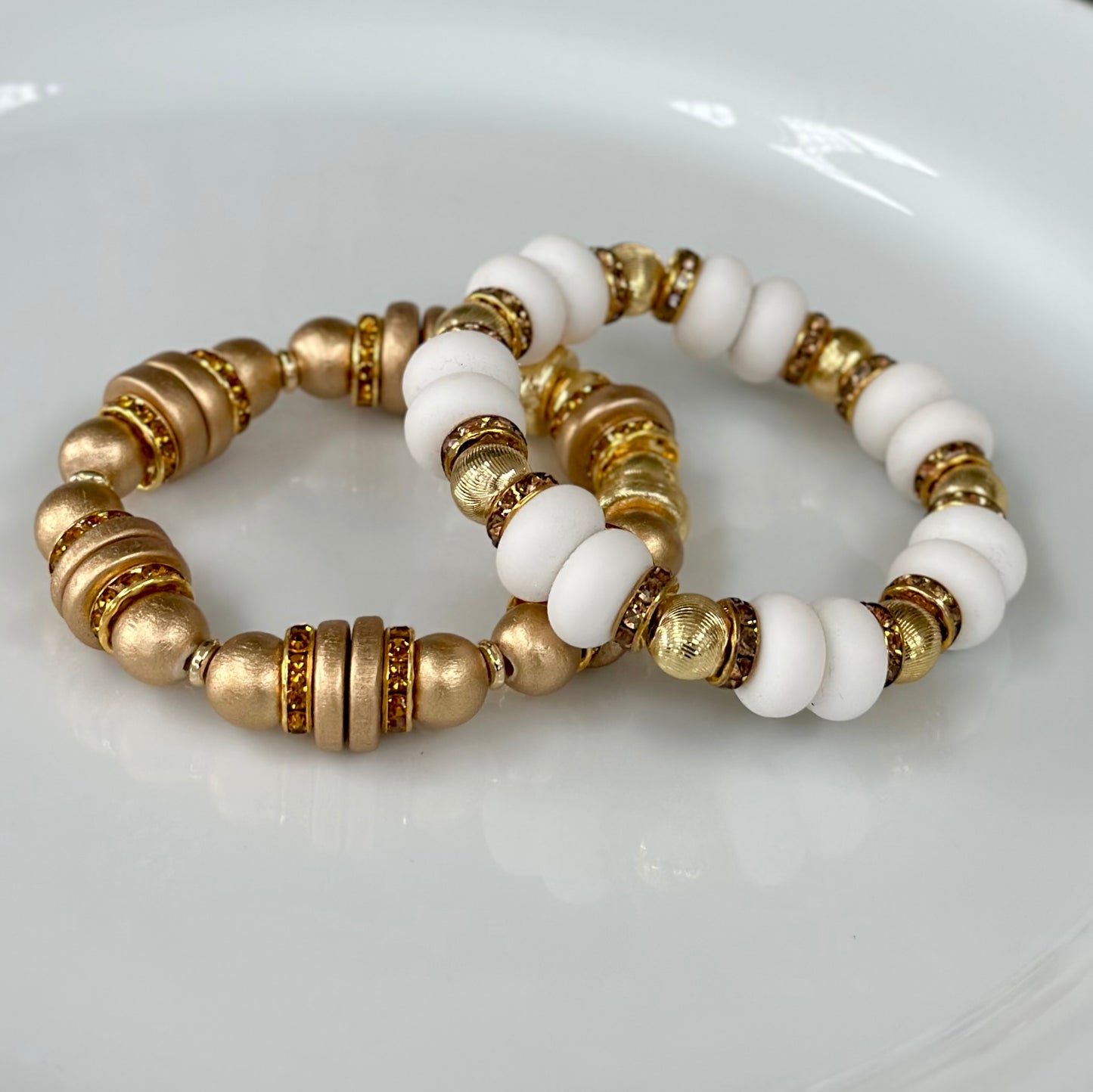 BRUSHED DARK GOLD WOOD BANGLE