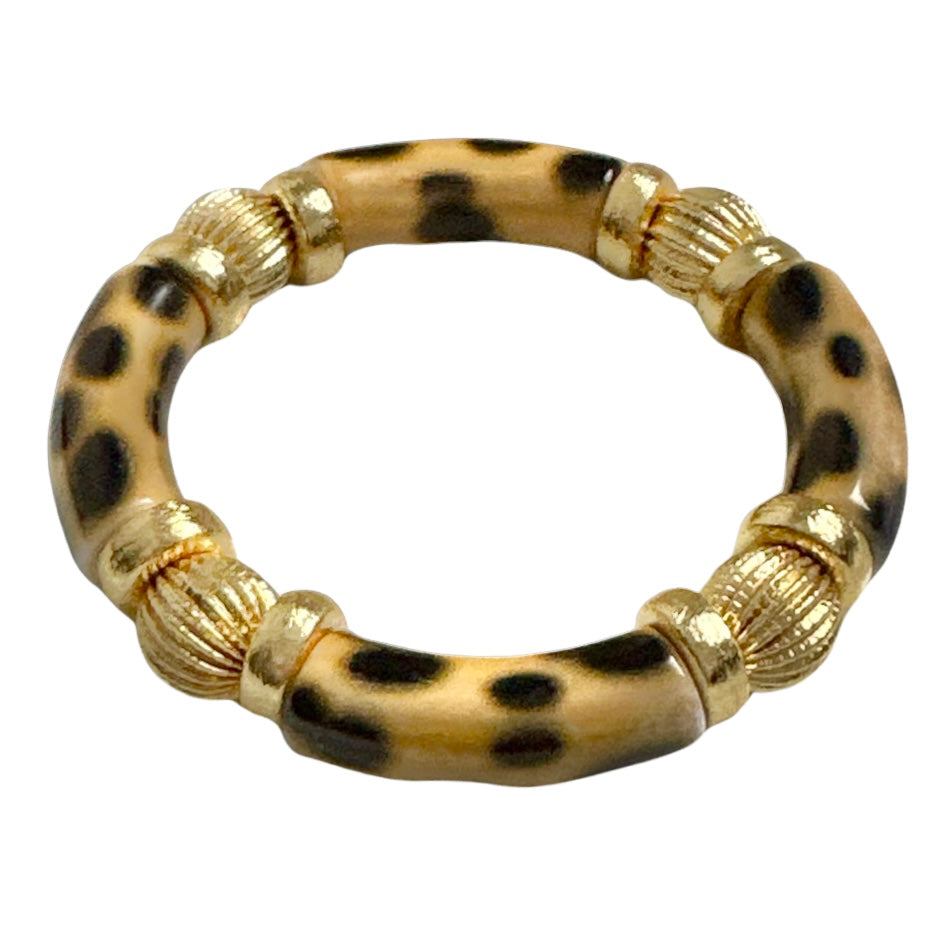 GIRAFFE LINK BRACELET WITH GOLD ACCENTS