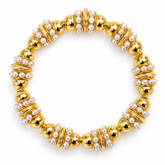 THE LUXE PEARL BANGLE